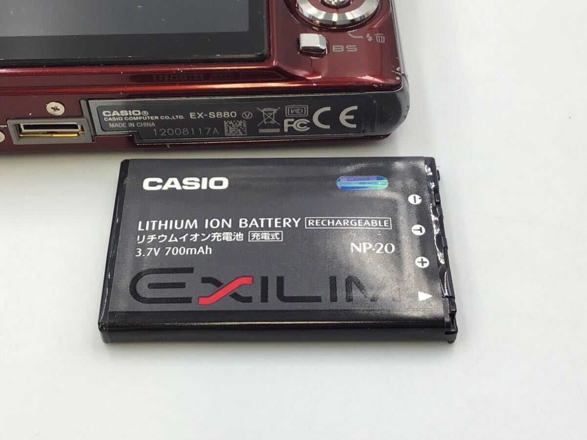08117 【動作品】 CASIO カシオ EXILIM EX-S880 コンパクトデジタルカメラ バッテリー付属 _画像10