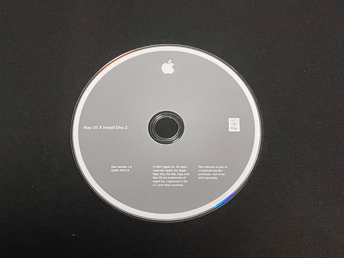 Mac  OS X 10.4.9 Tiger DVD OS Install インストール Disk Software 