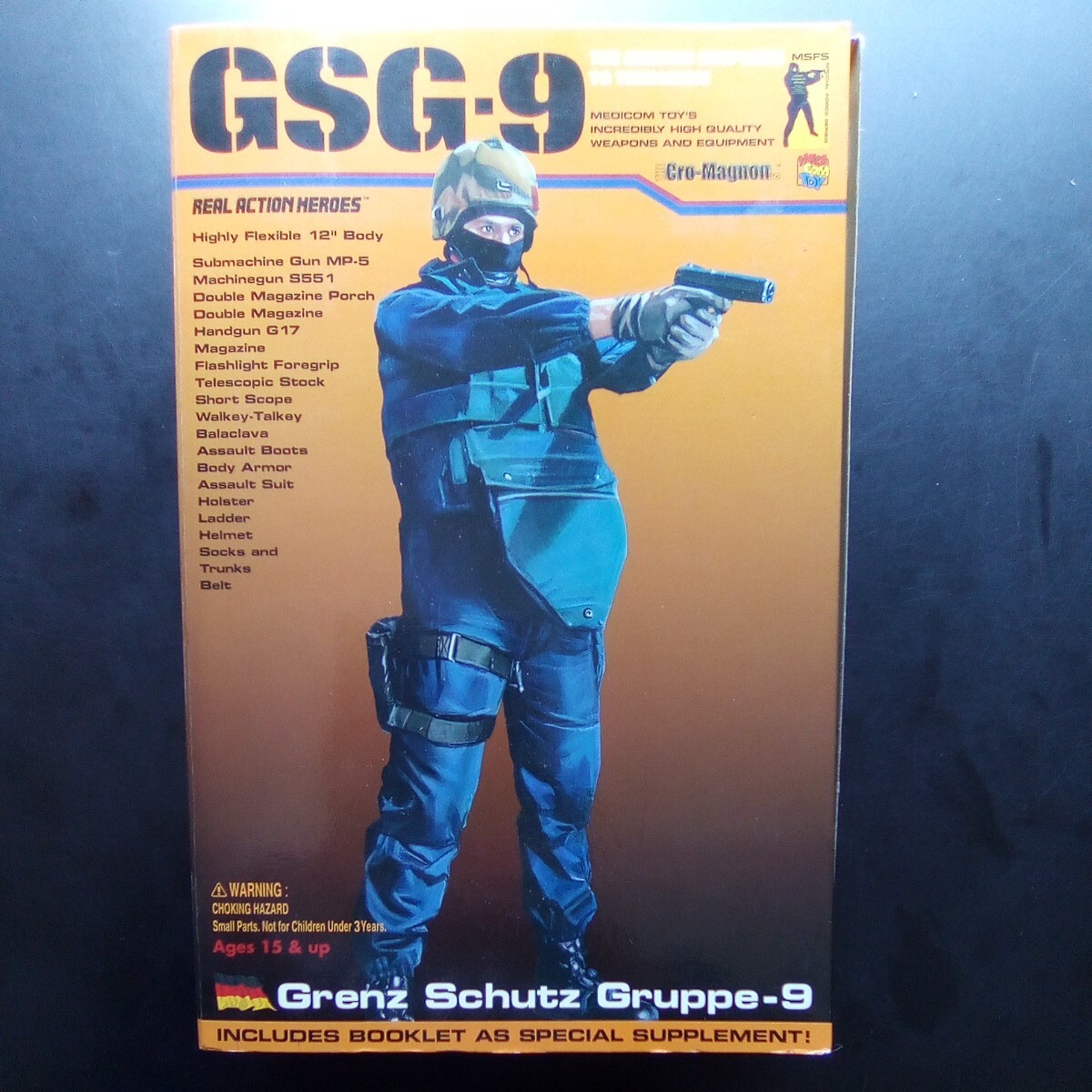 GSG-9 MSFS THE GERMAN リアルアクションヒーローズ RESPONSE TO TERRORISM MEDICOM TOY フィギュア ジャンク【b308】_画像1