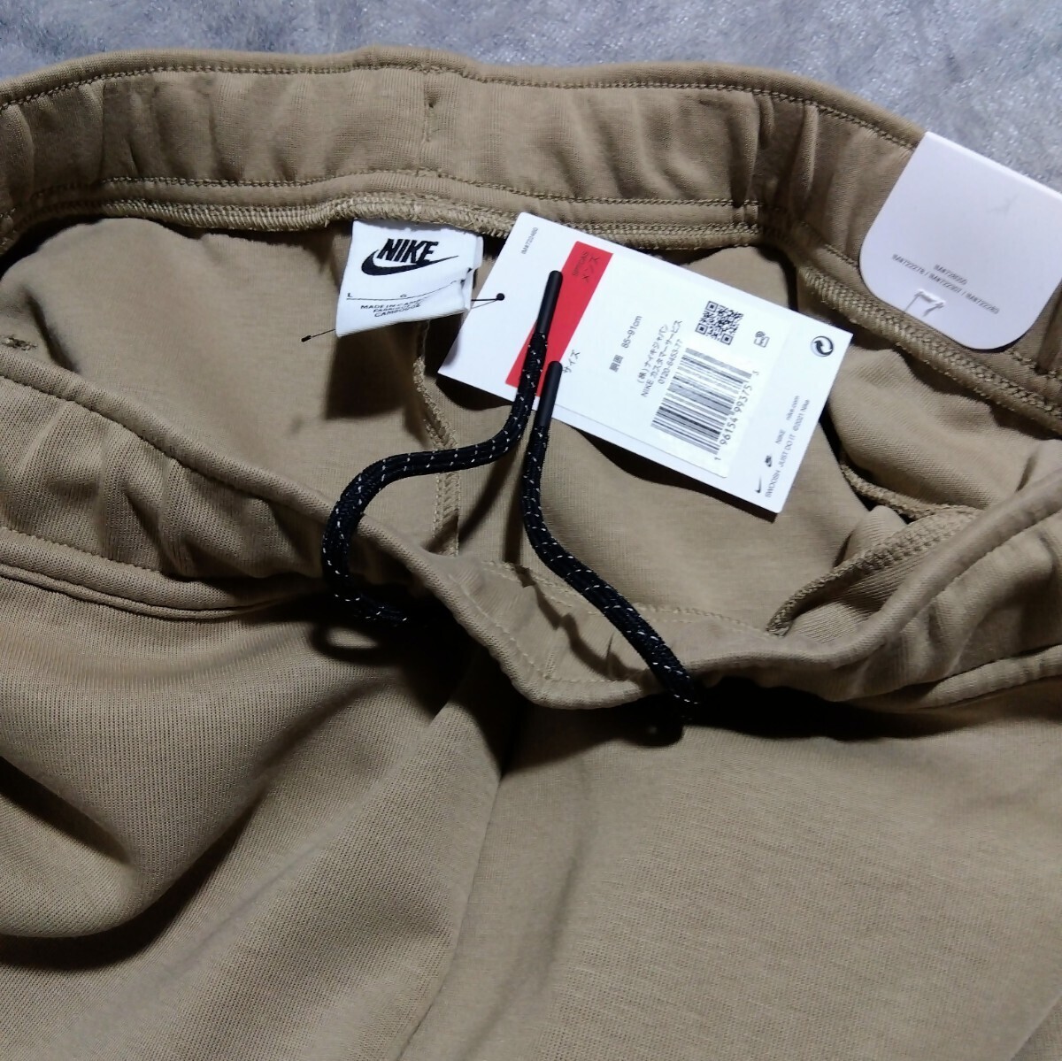 [新品] NIKE Tech Fleece Pants ナイキ テックフリースパンツ スウェットパンツ ジョガーパンツ Nikeロゴ Lサイズ