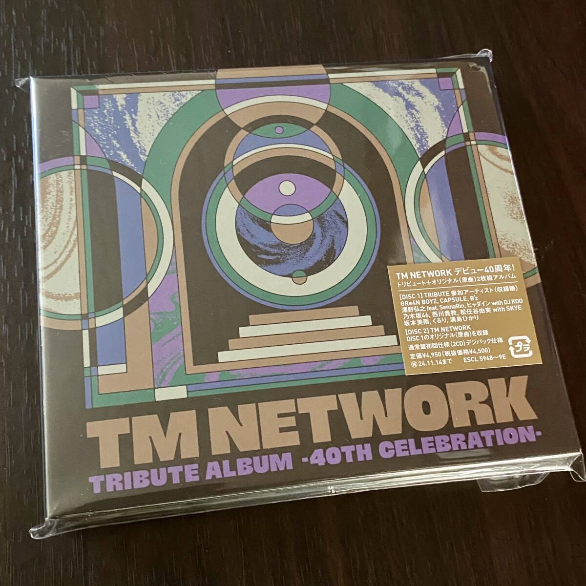 ■TM NETWORK TRIBUTE ALBUM -40th CELEBRATION- 2枚組 CD 40周年記念 TMN 美品 即決_画像1