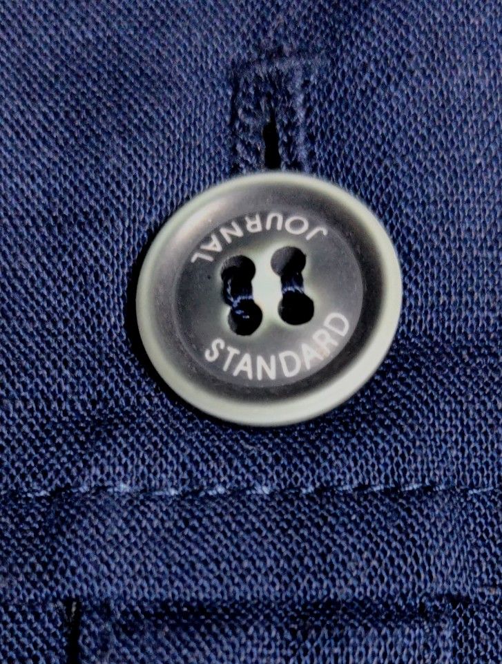 JOURNAL STANDARD 薄手 フード付きジャケット　マウンテンパーカー リネン コットン 麻 ネイビー Ｍサイズ