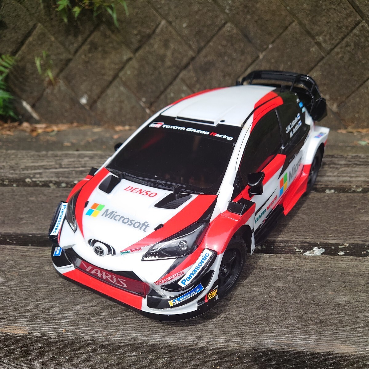 オプション多数　未走行　タミヤ 1/10 トヨタ ガズーレーシング ヤリス WRC 58659 TAMIYA TOYOTA GAZ（TT02シャーシ）フルセット_画像1