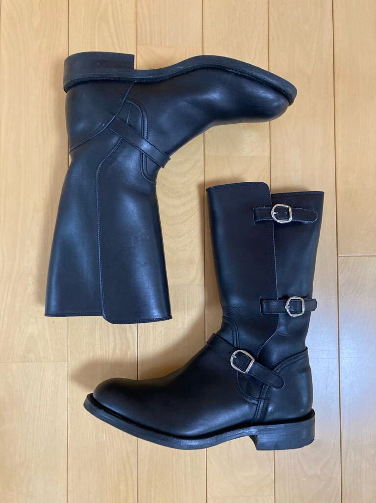 美品☆[Tricker's] 定価84,000 L7220 モーターサイクルブーツ バイカーレザーブーツ UK6.5 Fits.5 ブラック888579 レディース トリッカーズ_画像6