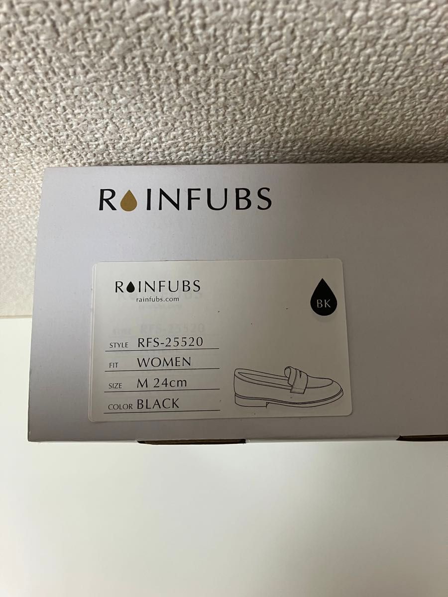 【新品未試着】RAINFUBS レインファブス レインローファー  24cm