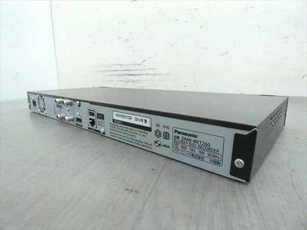 500GB☆14年☆パナソニック/DIGA☆HDD/BDレコーダー☆DMR-BRT260☆3D対応機 管CX19813_画像2