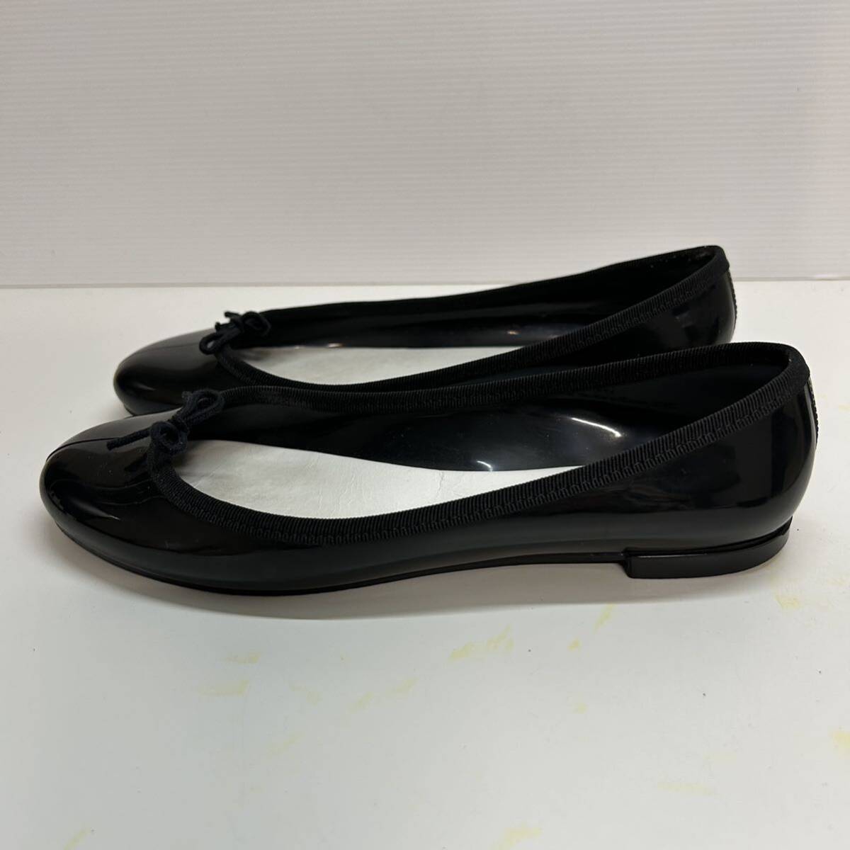 C630 repetto Repetto ballet shoes flat shoes 38 approximately 24cm Black Raver 