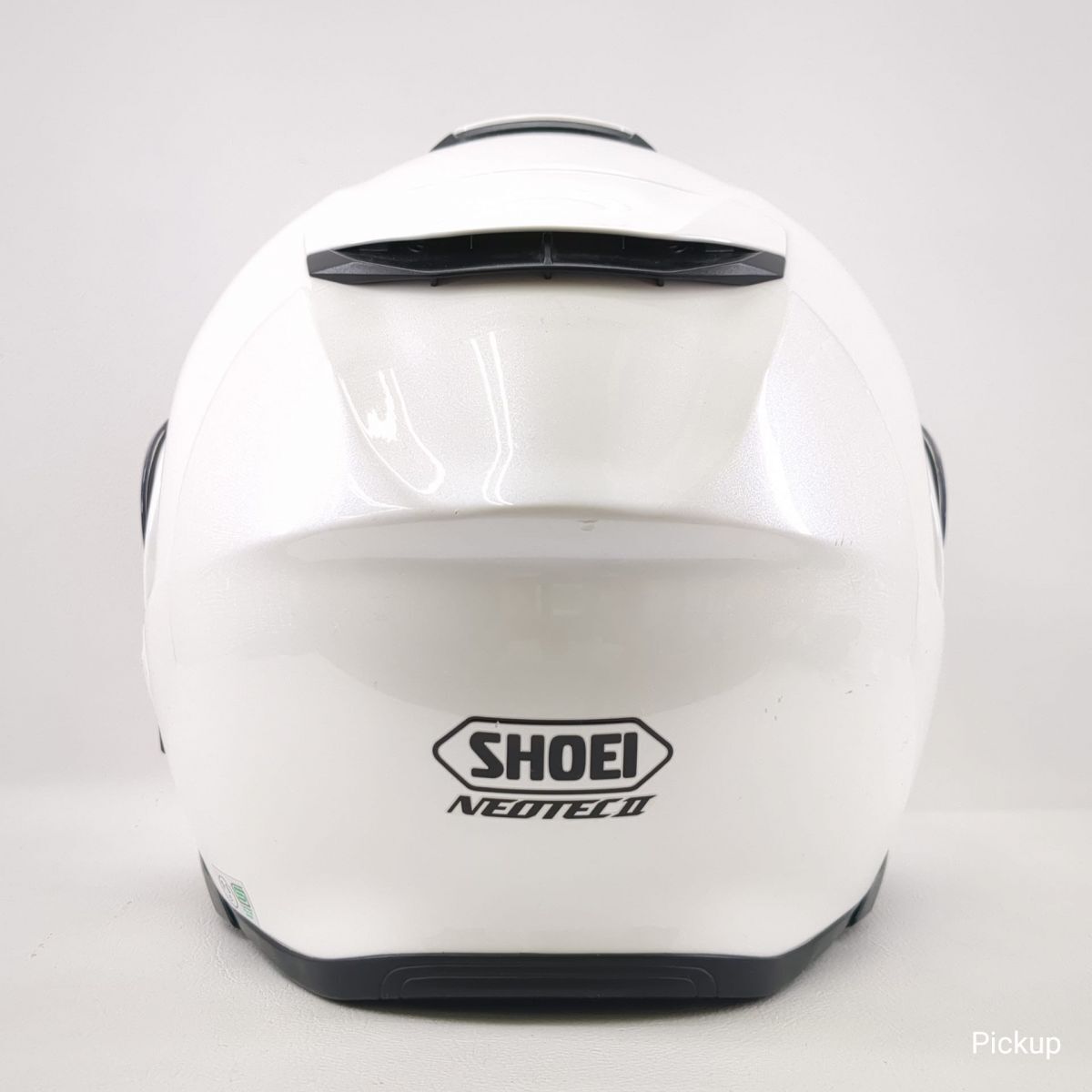 【中古】 SHOEI NEOTEC II システムヘルメット ホワイト サイズL 2018年製 ショウエイ ネオテック2 昭栄 バイク用 リユース ◆3104/磐田店_画像3