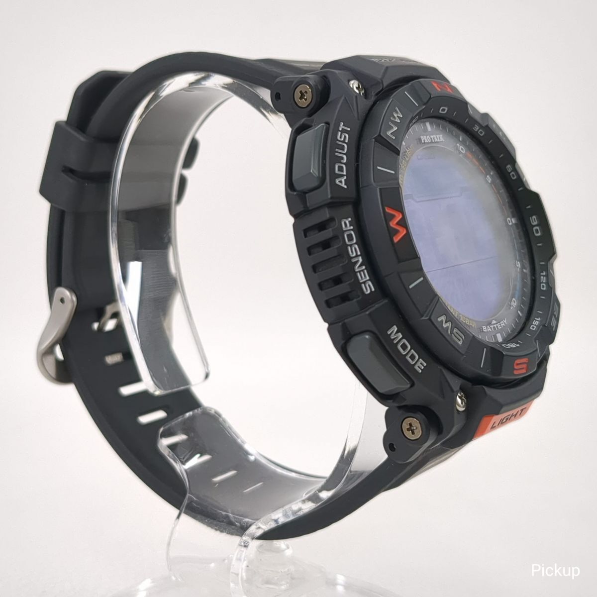 【中古】 CASIO PRO TREK PRG-340-1JF 腕時計 タフソーラー 風防に僅かな傷有 カシオ プロトレック メンズ USED リユース ◆3104/磐田店_画像5