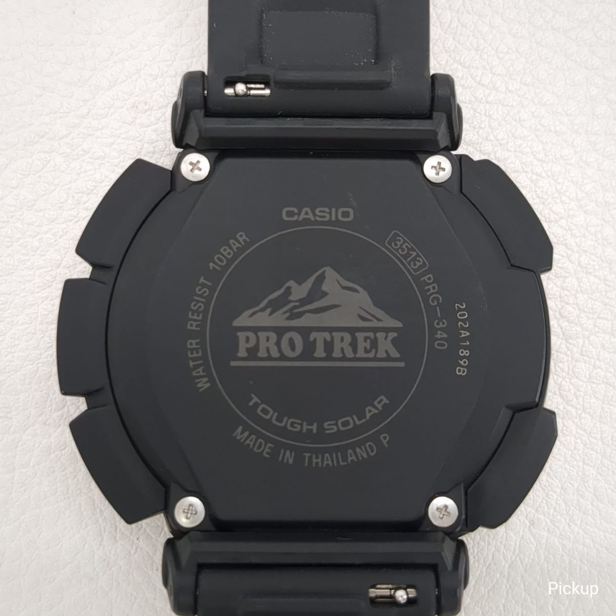 【中古】 CASIO PRO TREK PRG-340-1JF 腕時計 タフソーラー 風防に僅かな傷有 カシオ プロトレック メンズ USED リユース ◆3104/磐田店_画像6