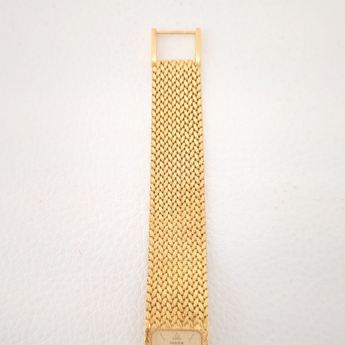 K18 18 золотой Seiko Credor 2F70-6050 кварц женские наручные часы SEIKO CREDOR 750 18KT женский батарейка заменен *3107/SBS в соответствии магазин 