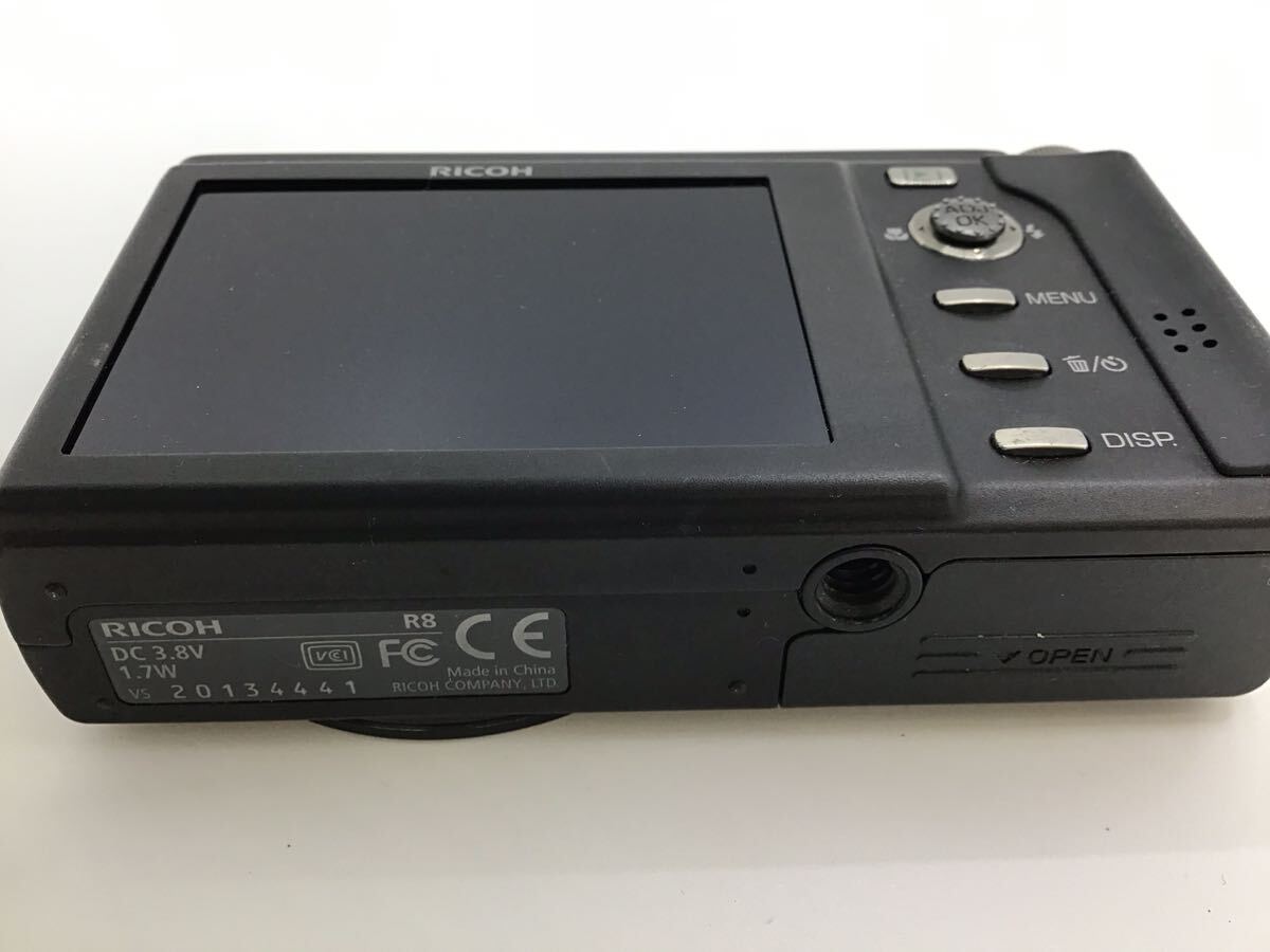 34441 【動作品】 RICOH リコー R8 コンパクトデジタルカメラ バッテリー付属_画像8