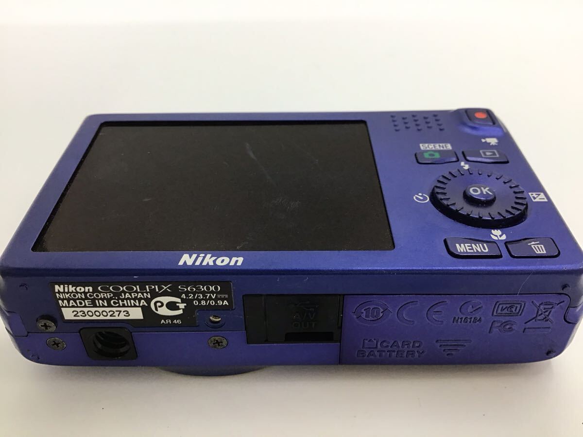 00273 【動作品】 Nikon ニコン COOLPIX S6300 コンパクトデジタルカメラ バッテリー付属_画像8