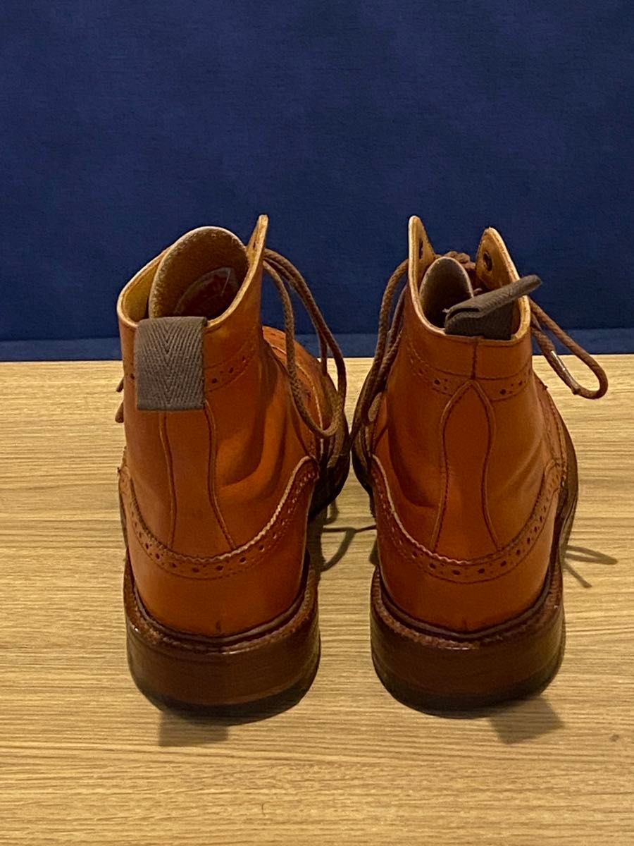 トリッカーズ　カントリー　サイズUK4.5 ブラウン　英国製　レディース　革靴 ブーツ　箱付