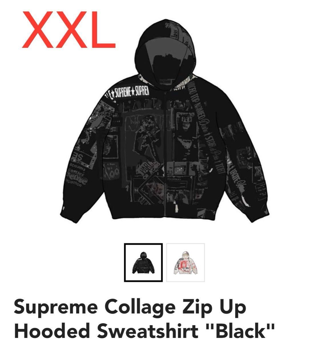 Supreme Collage Zip Up Hooded Black XXL|Yahoo!フリマ(旧 Supreme Collage Zip Up Hooded Black XXL|Yahoo!フリマ(旧