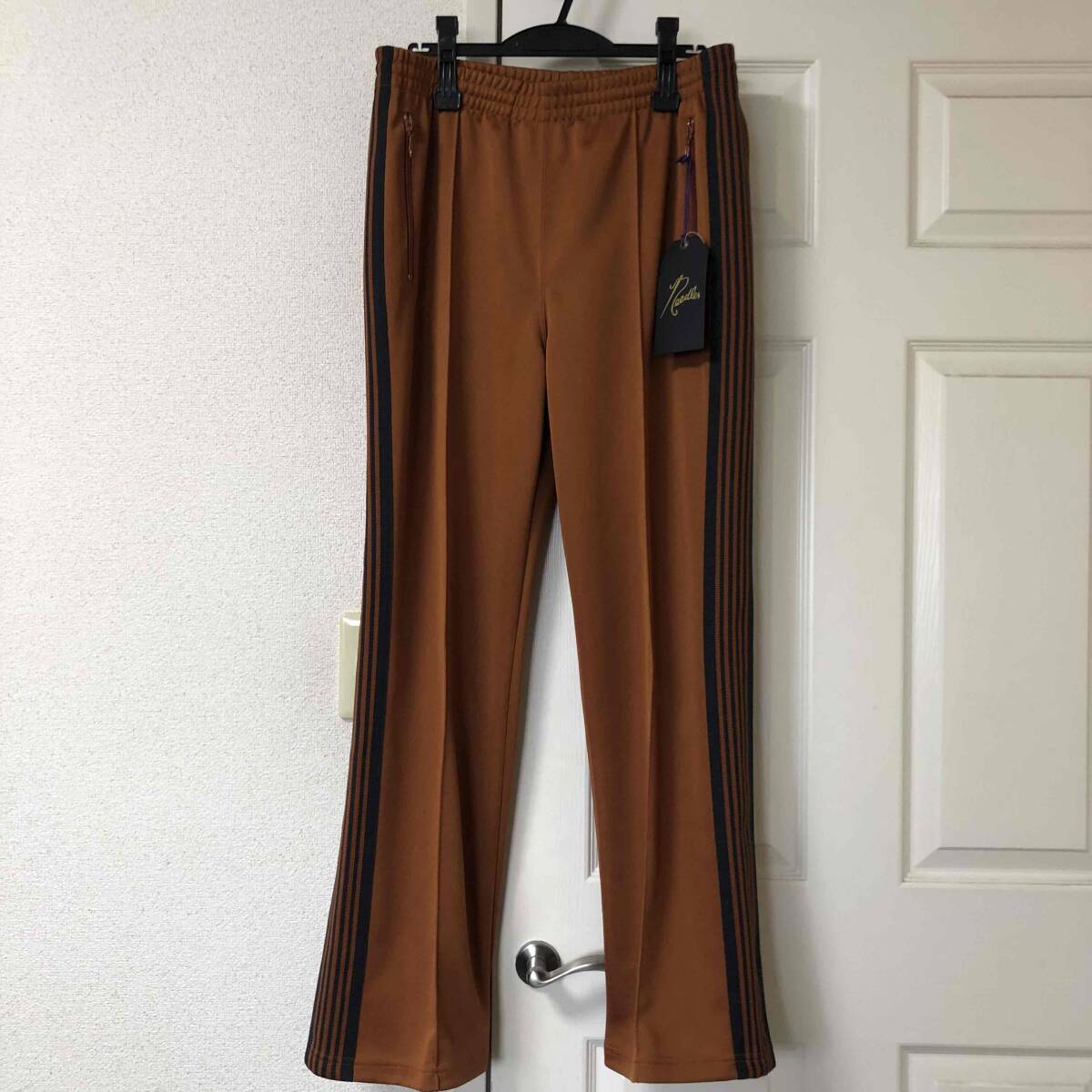  новый товар не использовался Needles размер M Track Pant Poly Smooth Rust игла z грузовик брюки поли гладкий последний 