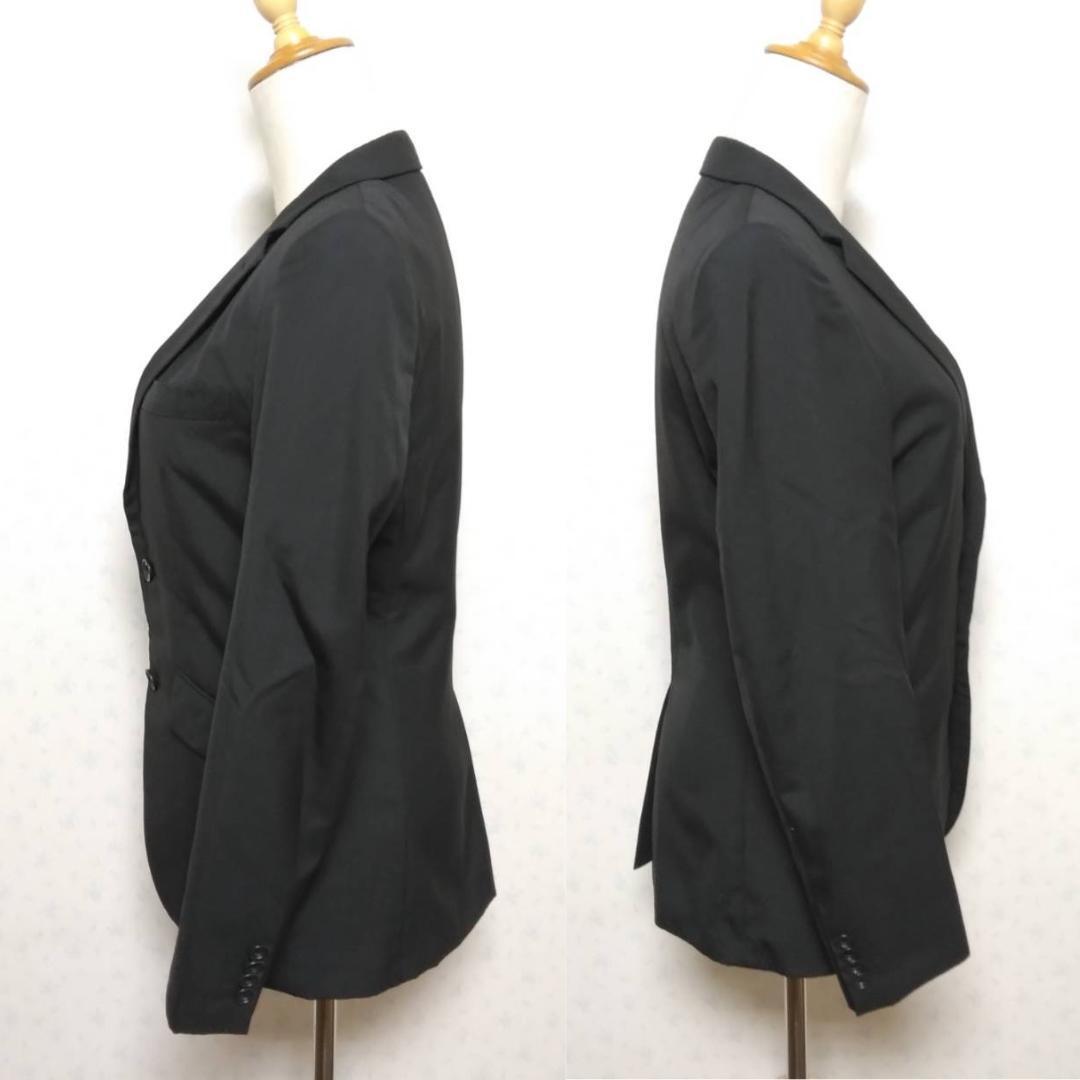 THE SHOP TK MIXPICE ブラックカラー長袖テーラードジャケット アウター 黒系 Sサイズ ブレザー
