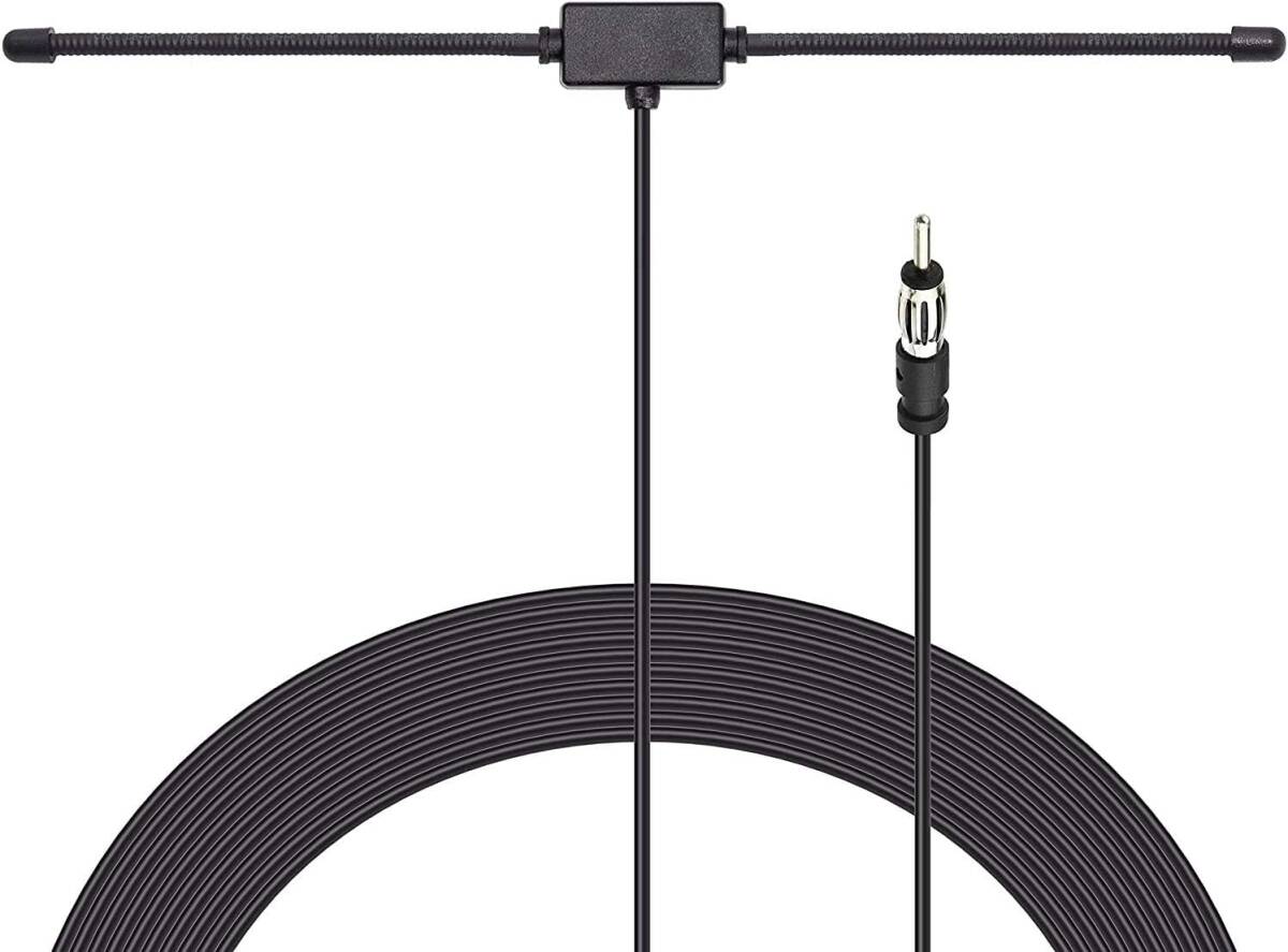 DIN-1 BINGFU AM FMダイポールアンテナ 自動車ラジオ/FM/AMモードアンテナ 貼り付けアンテナ 3mケーブル 7_画像2