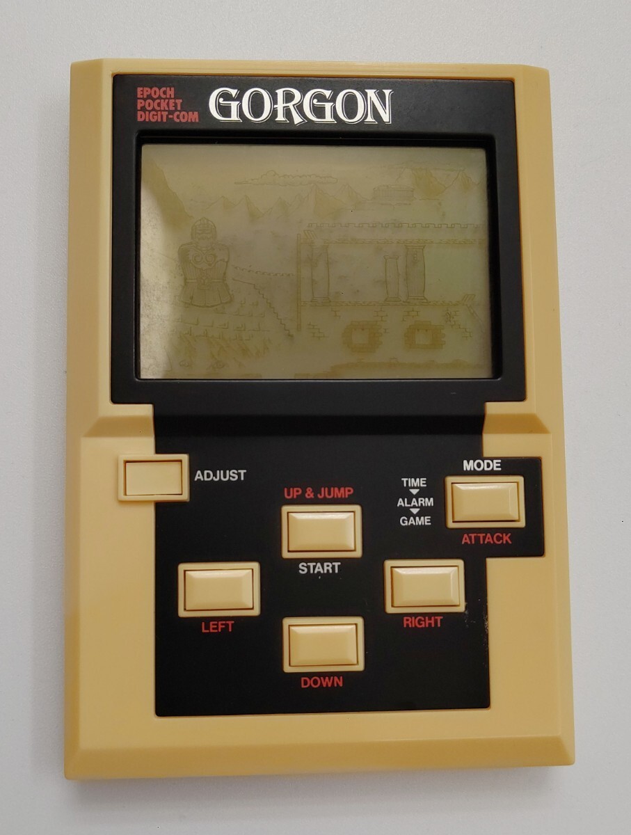 妖怪ゴルゴン エポック社 Lレトロ CDゲーム ポケットデジコム スーパーワイドシリーズ 中古 動作確認済み メンテナンス品 ゲームウォッチ