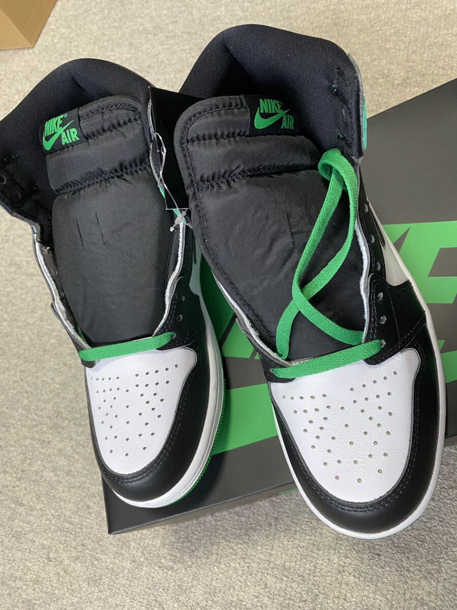 【新品】【未使用】Air Jordan 1 Retro High OG Celtics/Black and Lucky Green ナイキ エアジョーダン1 セルティックス ラッキーグリーン_画像3