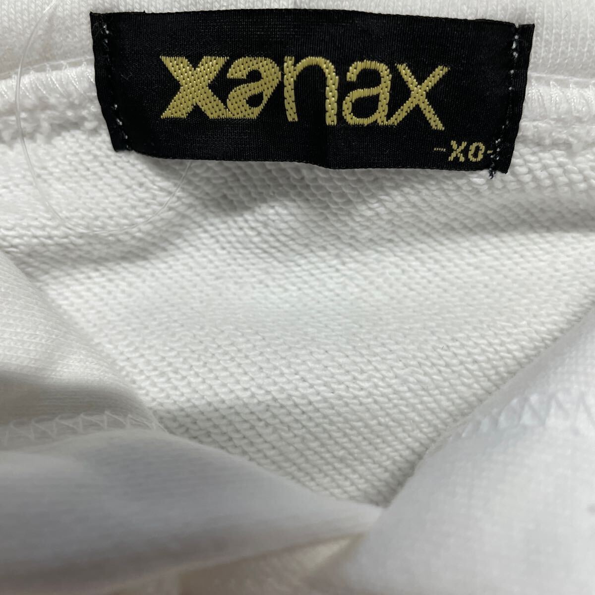 RR120-A62 xanax The naksBW21SWL sweat Parker white XO size unused exhibition goods wear 