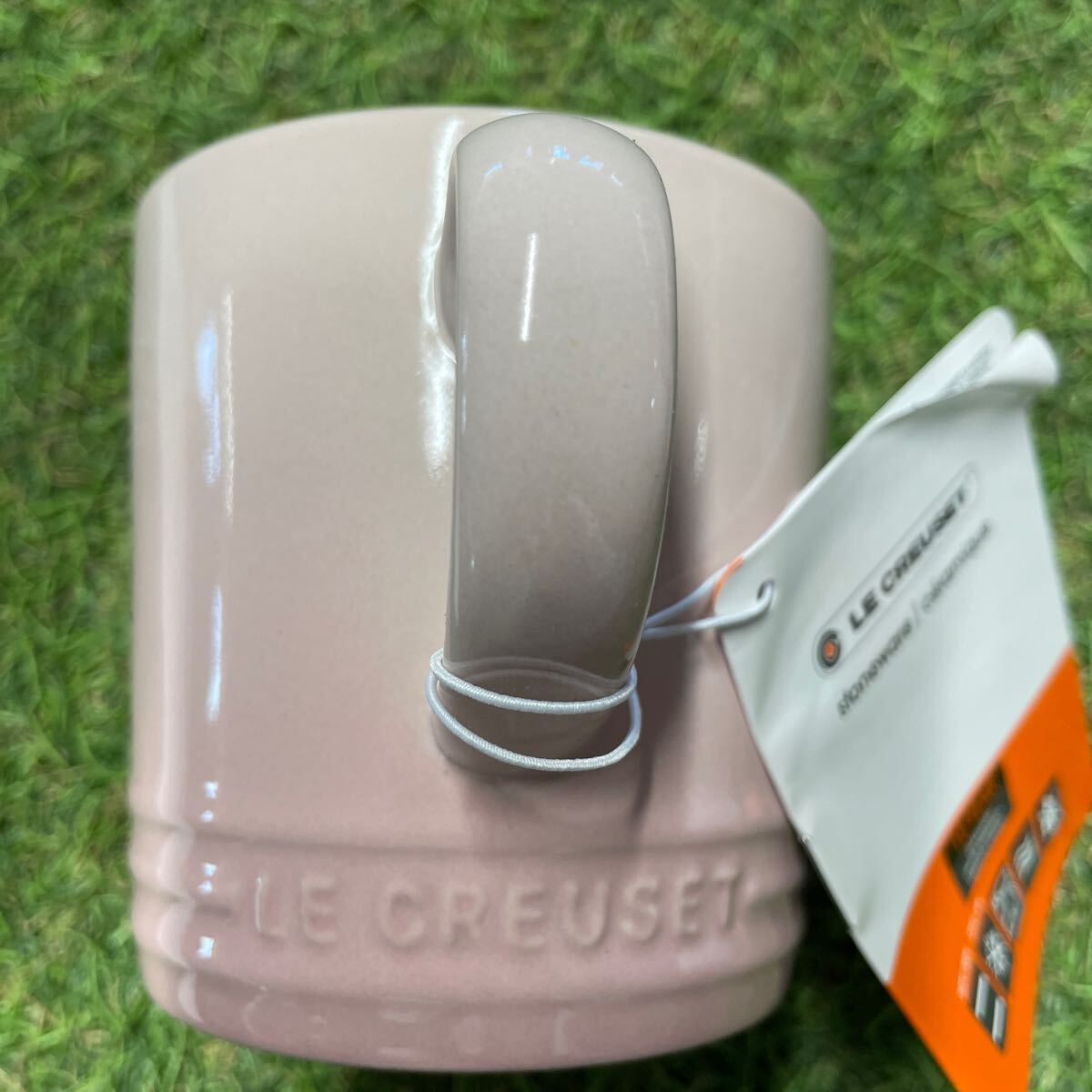 RX339 D-02 LE CREUSET ル・クルーゼ 70302-35 シェルピンクマグ350ml コップ 食器 キッチン用品 2点まとめ 未使用 保管品 マグカップ_画像4