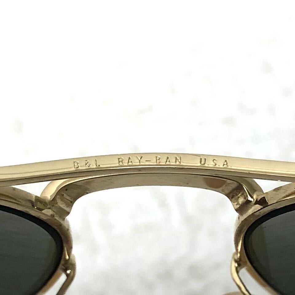 0516C6 Ray-Ban U.S.A RayBan солнцезащитные очки SIGNET Ⅱ B&L Gold рама Gold sig сеть VINTAGE Vintage очки очки 