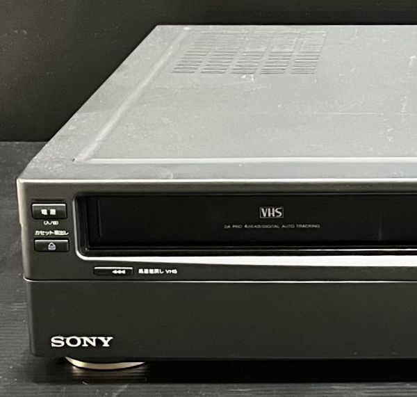 【美品/稀少hi8】SONY ソニー WV-F1 ゴク楽ダブル hi8 ハイエイト 8mm 8ミリ VHS ビデオデッキ 純正リモコン付き WV-H1 の兄弟機の画像3