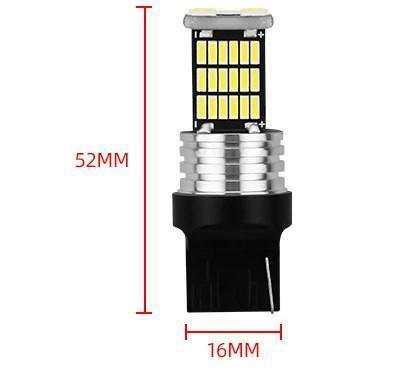 T20 爆光LED 45SMD ダブル球　レッド 2個セット_画像5