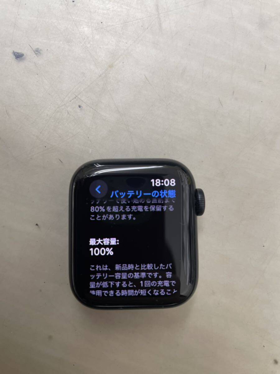 サ)[動作確認済] Apple Watch SE 第2世代 GPSモデル 40mm MNPL3J/A ミッドナイトアルミニウムケース ミッドナイトスポーツバンド 管理Yの画像10