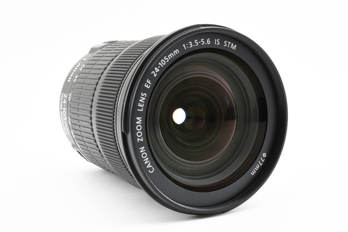 ★極上品★CANON キャノンEF 24-105mm F3.5-5.6 IS STM フード・F/Rキャップ付_画像3