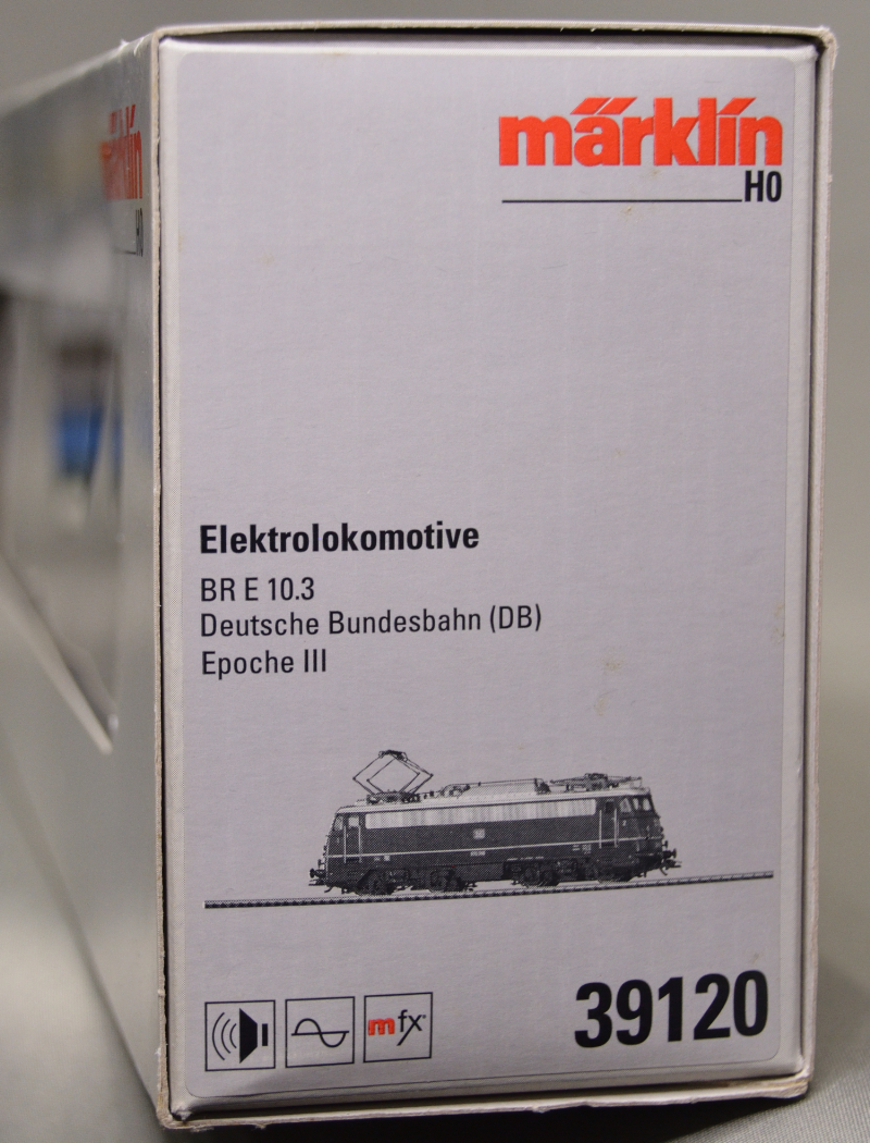 Marklin メルクリン HOゲージ 39120 BR E10.3 電機機関車 mfx サウンド_画像8
