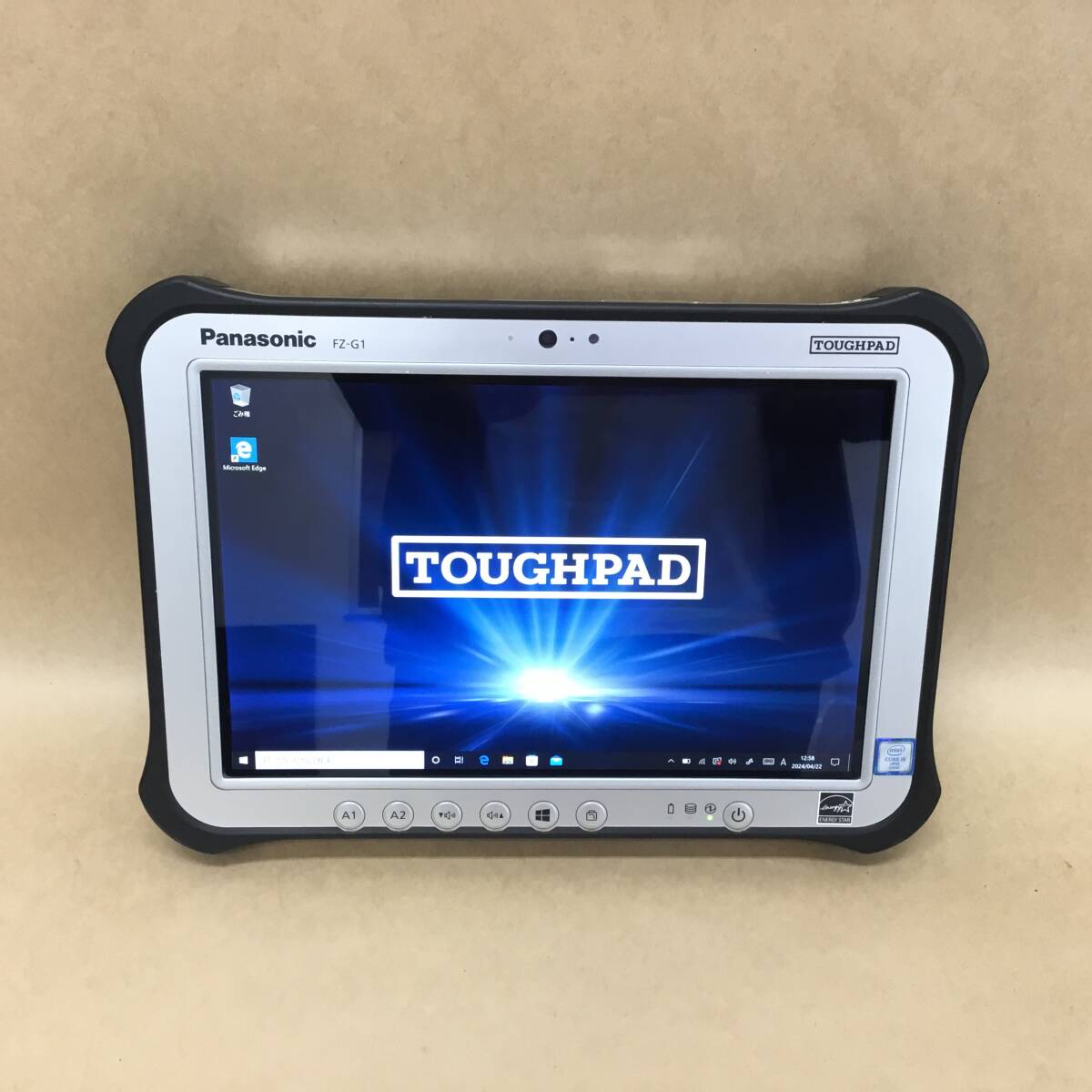 [2404094007-2] PANASONIC планшет TOUGHPAD FZ-G1R3000VJ CI5(6300U)-2.4GHZ 4GB 128GB 10.1 дюймовый WIN10P беспроводной BLUETOOTH камера 