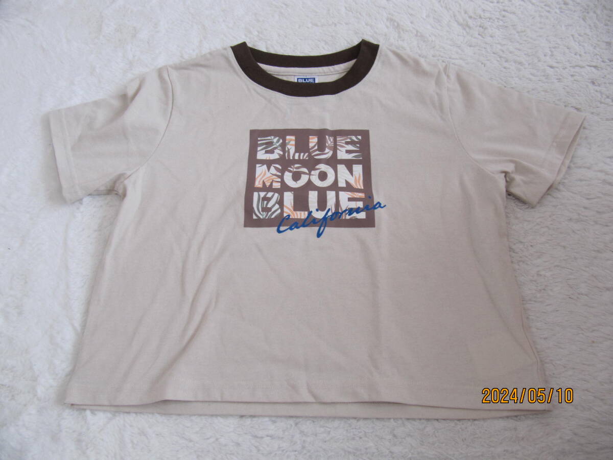 ☆タグ付き☆BLUE MOON　BLUEのTシャツ（L）_画像1