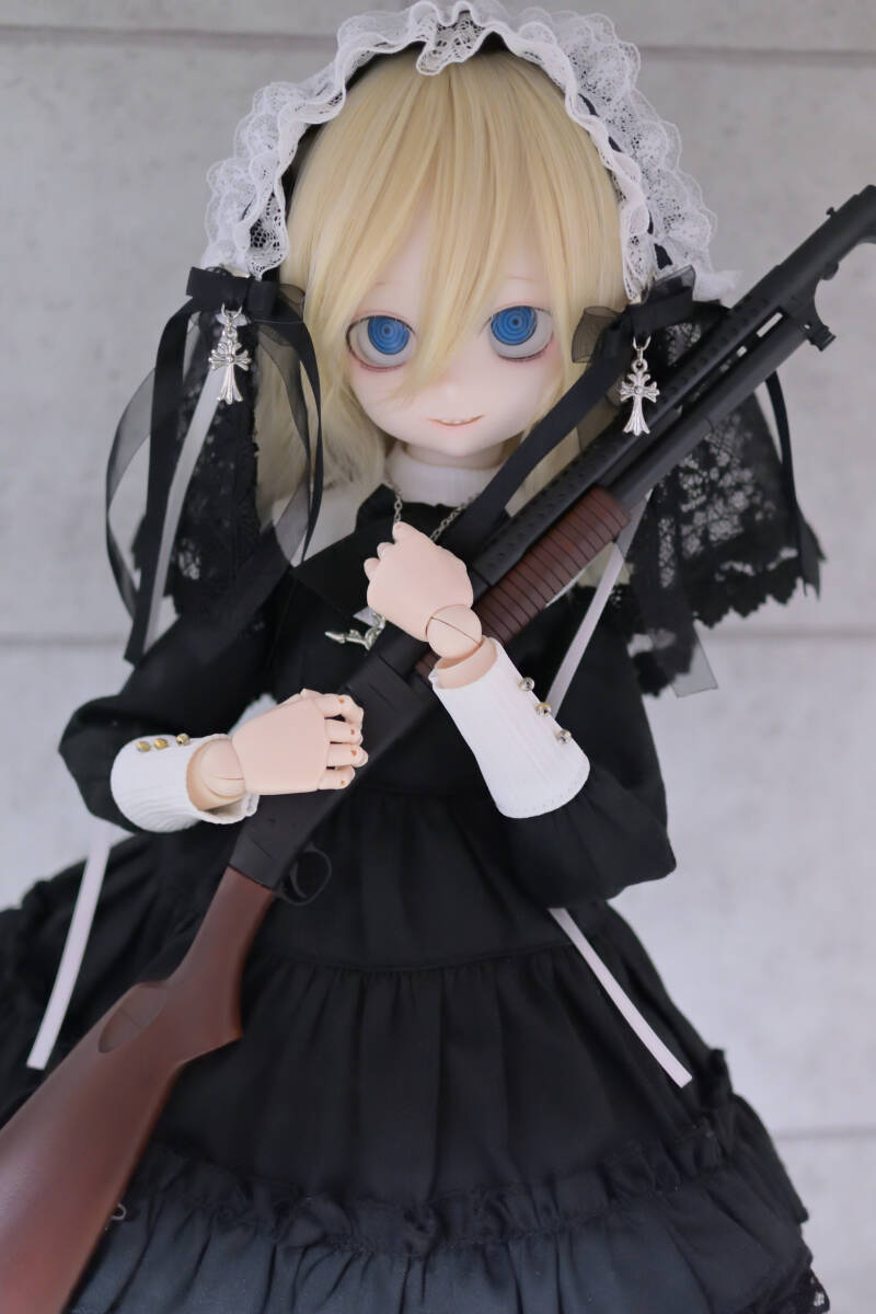 DDH-27 開口カスタムヘッド(SW肌)＋デカールレジンアイ＋ウィッグ MDD【TUSK】の画像2