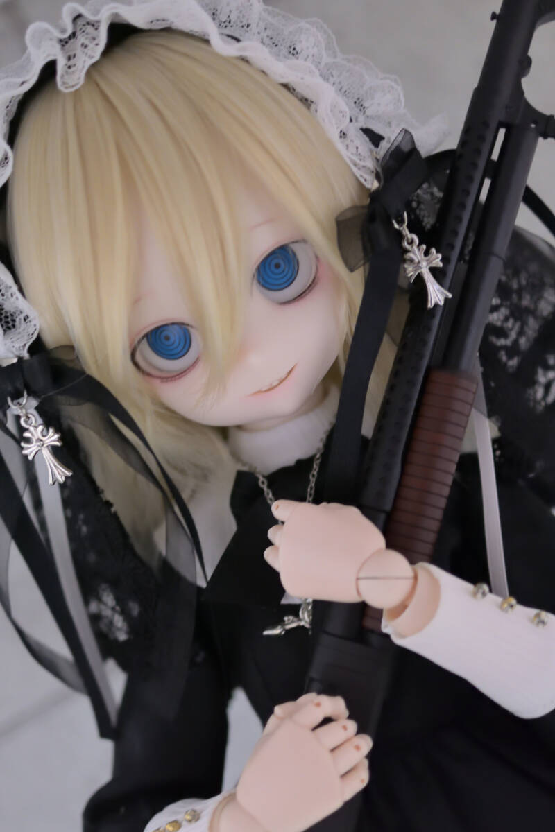 DDH-27 開口カスタムヘッド(SW肌)＋デカールレジンアイ＋ウィッグ MDD【TUSK】の画像7