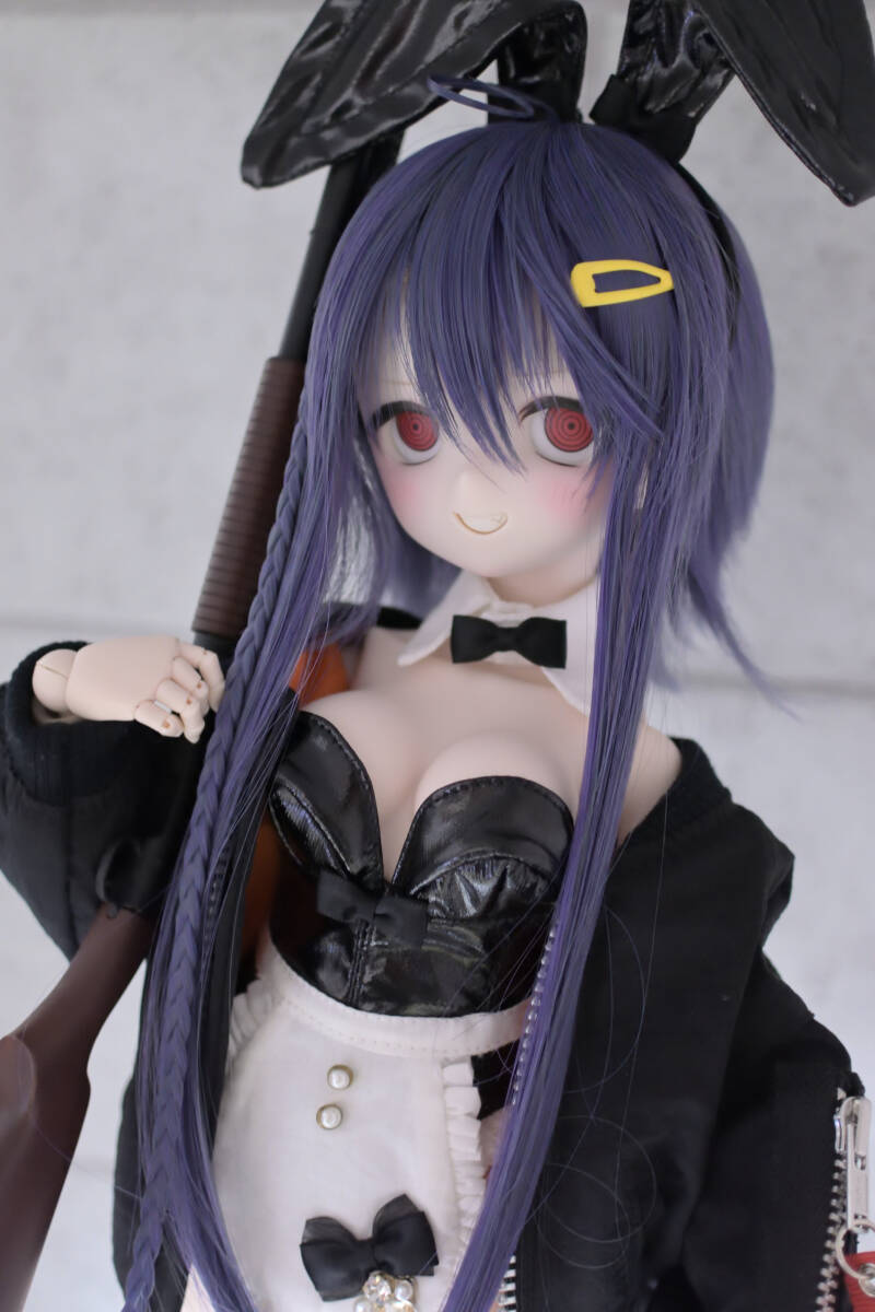 DDH-01 開口カスタムヘッド(SW肌)＋デカールレジンアイ MDD【TUSK】_画像2