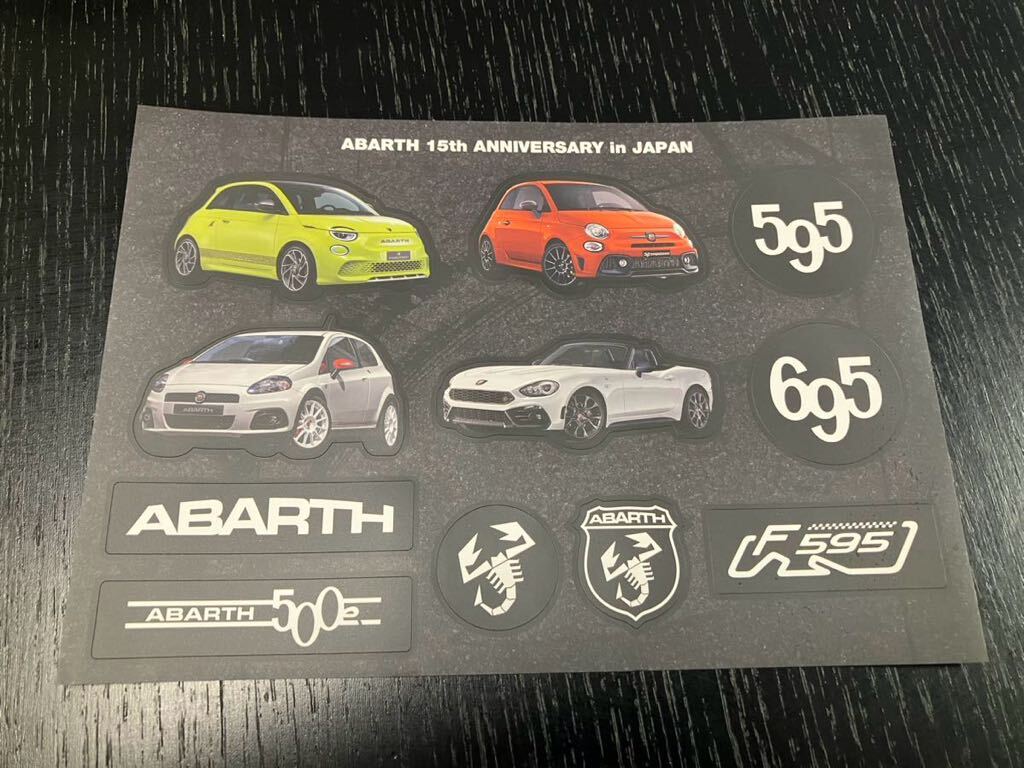 ABARTH sticker 500e catalog new goods unused abarth 595 FIAT Fiat 