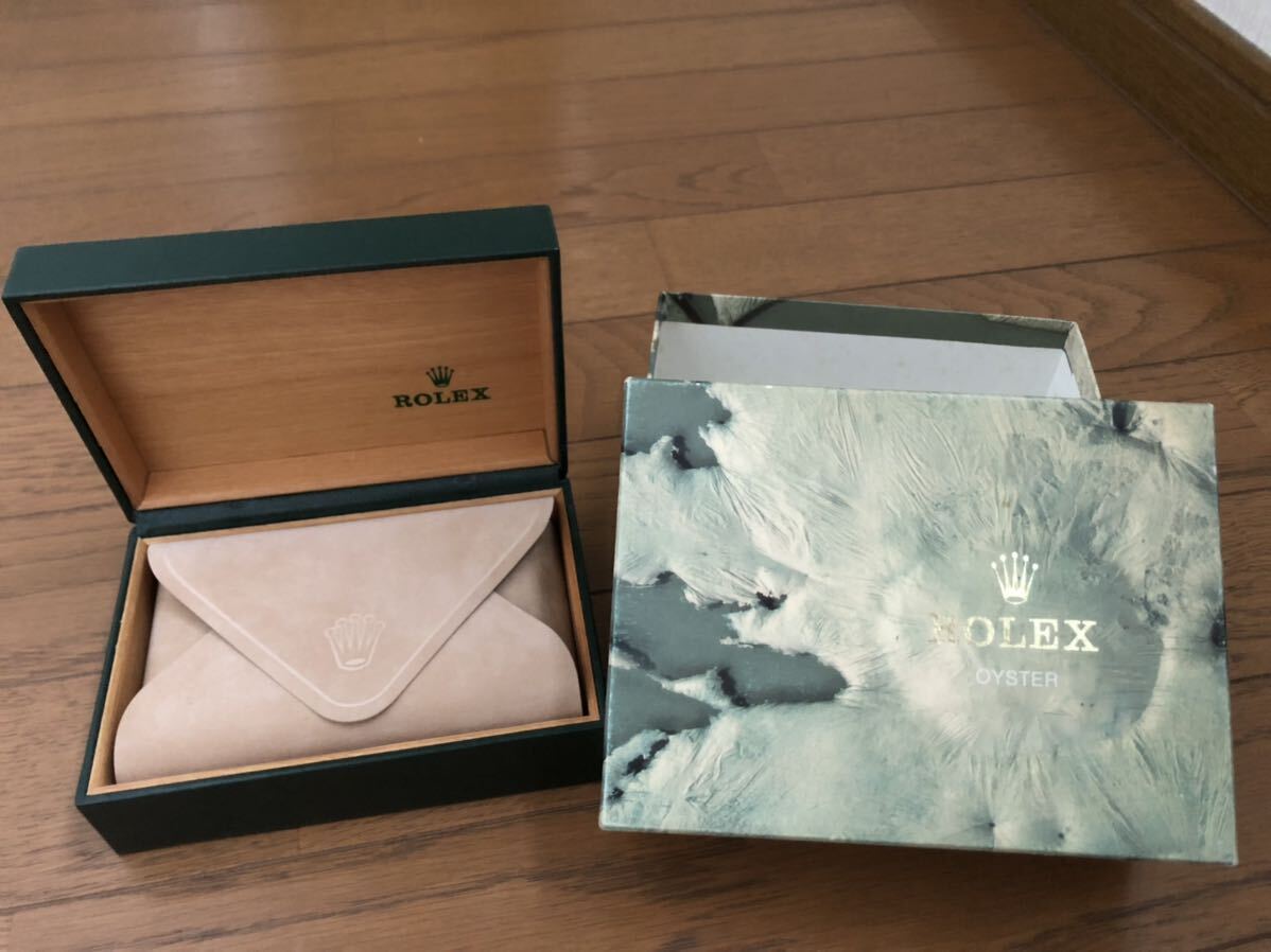 ロレックス 純正 箱 ボックス Box ケース クレーター 緑 グリーン 時計 付属品 14270 16570 16610 14060 16520 16600 16700 16710 ROLEX の画像1