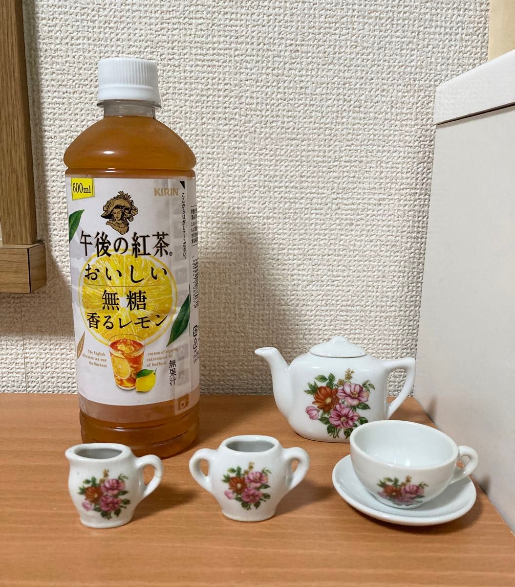 ミニチュア 食器 陶器 ドールハウス おままごと ティーセット ミニチュア 食器 陶器 ドールハウス おままごと ティーセット