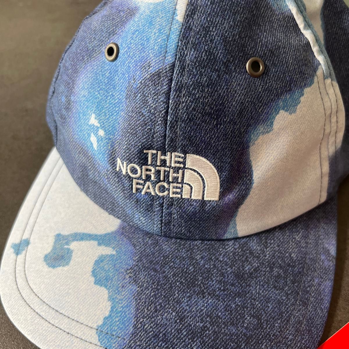 Supreme x North Face Bleached Denim Print 6-Panel cap ノース Supreme x North Face Bleached Denim Print 6-Panel cap ノース