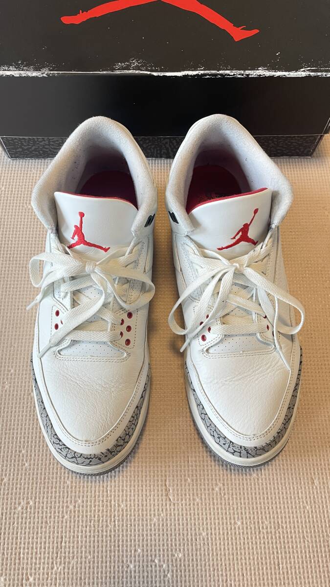 Nike Air Jordan 3 Retro White Cement Reimagined　 エアジョーダン3 ホワイトセメント リイマジンド　29cm_画像1