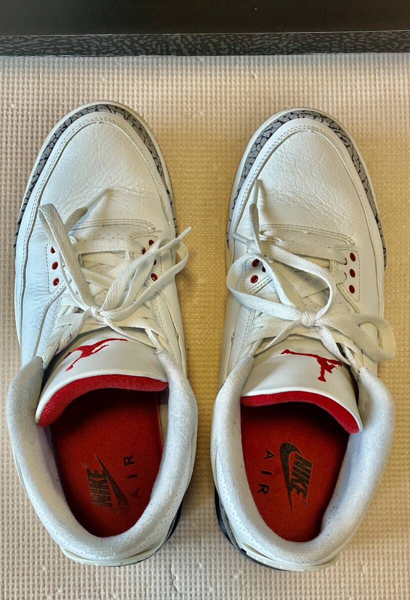 Nike Air Jordan 3 Retro White Cement Reimagined　 エアジョーダン3 ホワイトセメント リイマジンド　29cm_画像7