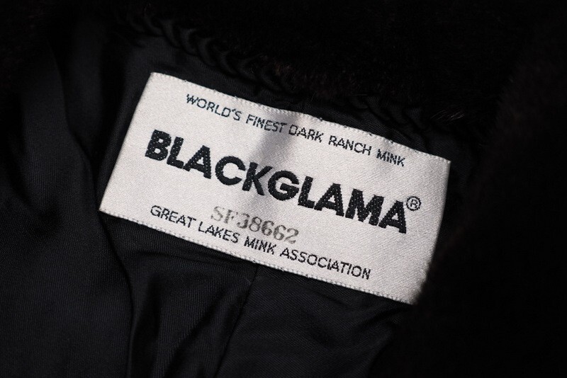 XXXX〇ブラックグラマ BLACKGLAMA*マホガニーミンク*MINK*最高級毛皮*リアルファー*フリンジ着脱可*ファーストール ショール*ブラウン_画像3