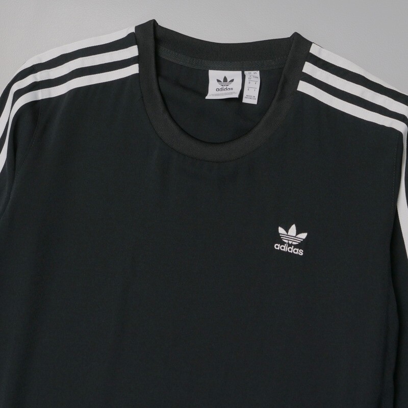 TG6064#3点セット*アディダス adidas*クロップドTシャツ+長袖ワンピース+オーバーサイズTシャツ*3本ライン*トレフォイル/三つ葉*M,L,OT_画像7