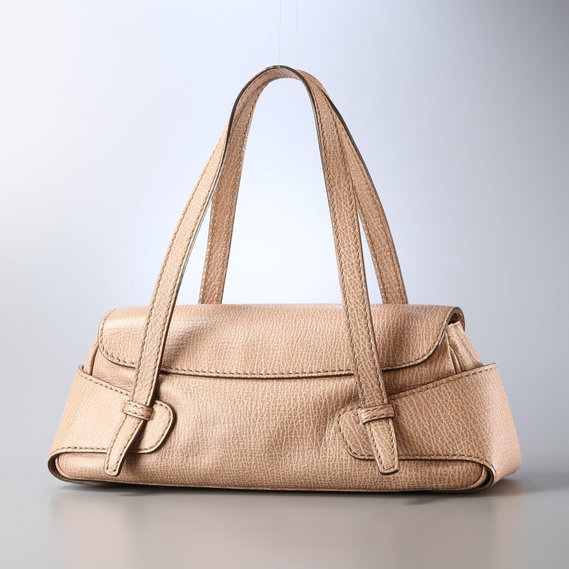 MG2541* Italy made {TOD\'S Tod's } leather handbag shoulder bag shoulder .. bag pink series 