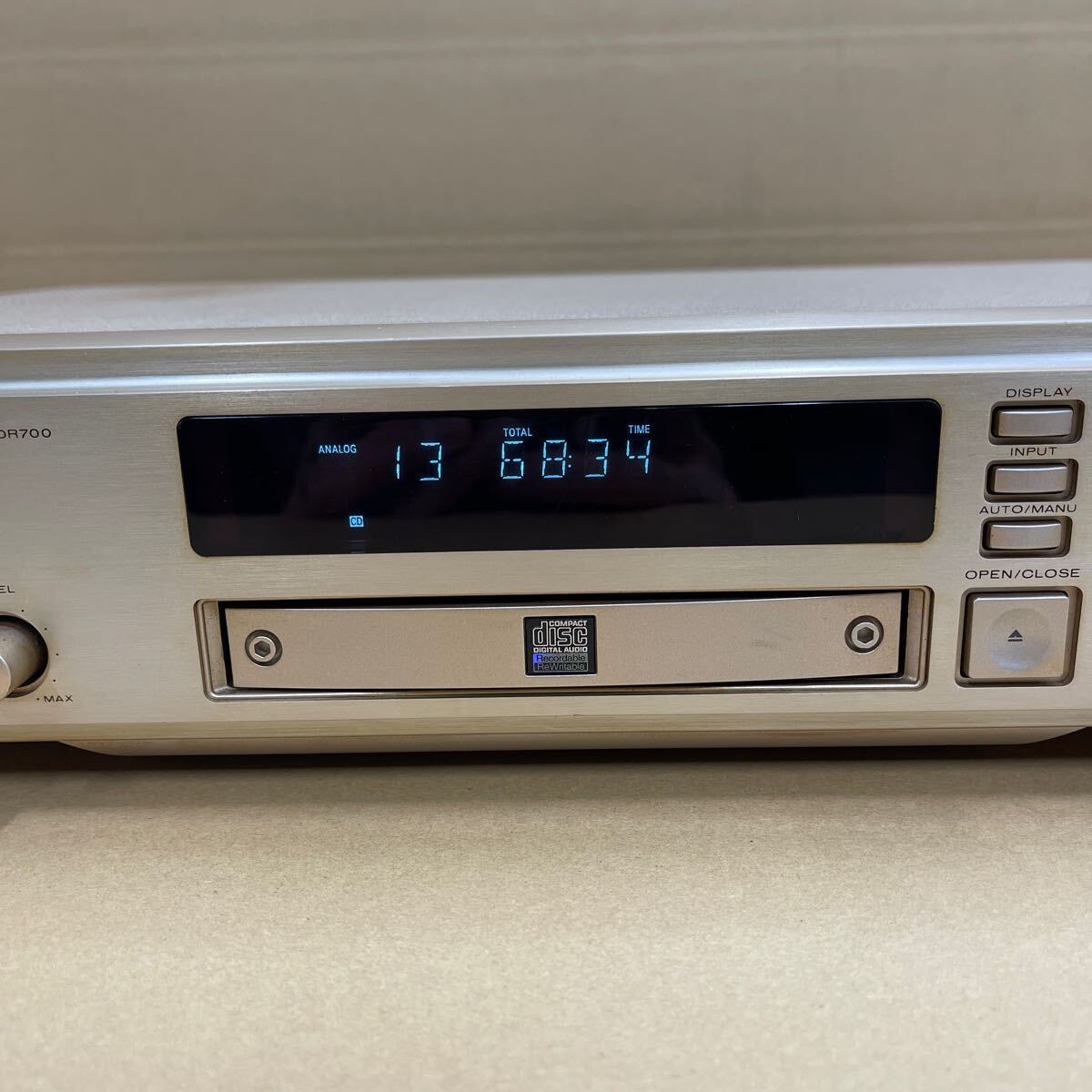 marantz Marantz DR700F CD recorder reproduction verification settled 