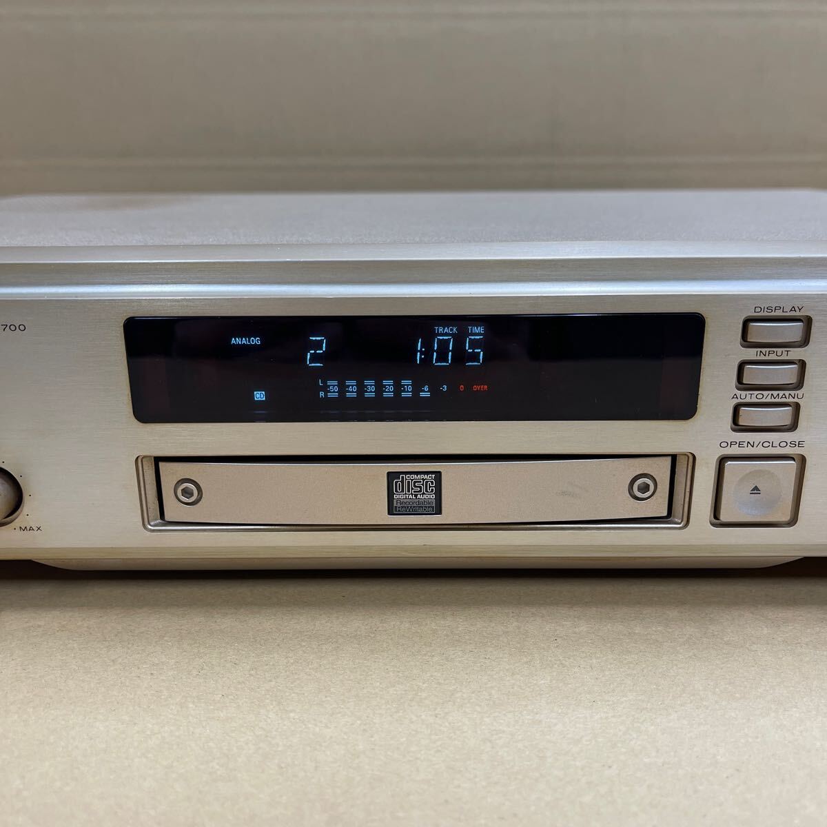 marantz Marantz DR700F CD recorder reproduction verification settled 