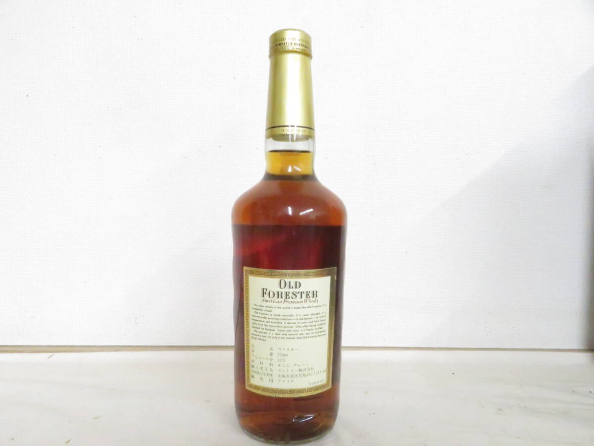 ☆☆未開栓　 OLD FORESTER オールド フォレスター　特級 750ml 43度 バーボン ウイスキー _画像6