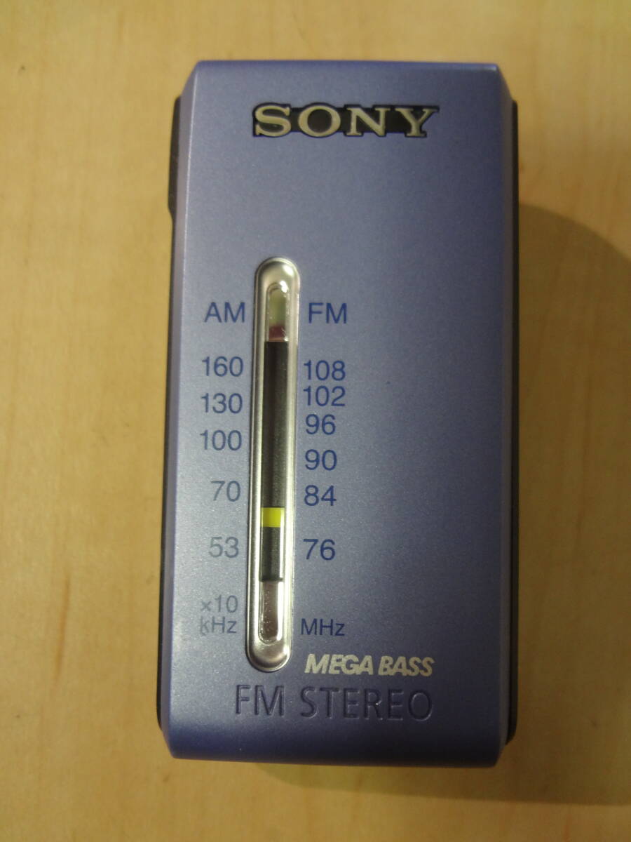 *SONY pocket radio MEGA BASS /SRF-S86